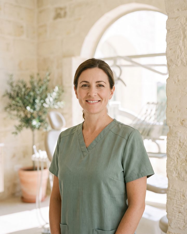 Portrait of a restorative dentist.
